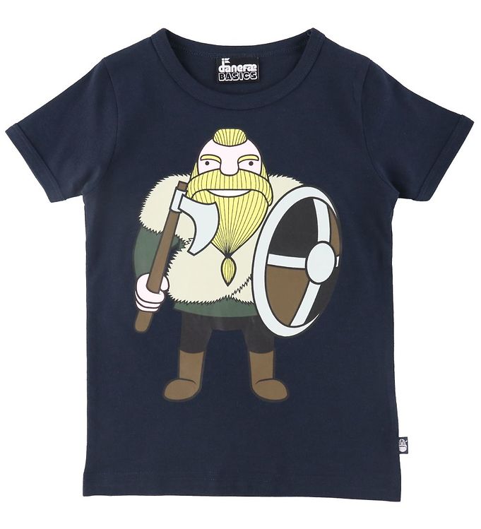 Danefæ T-shirt - Basic - Navy m. Harald