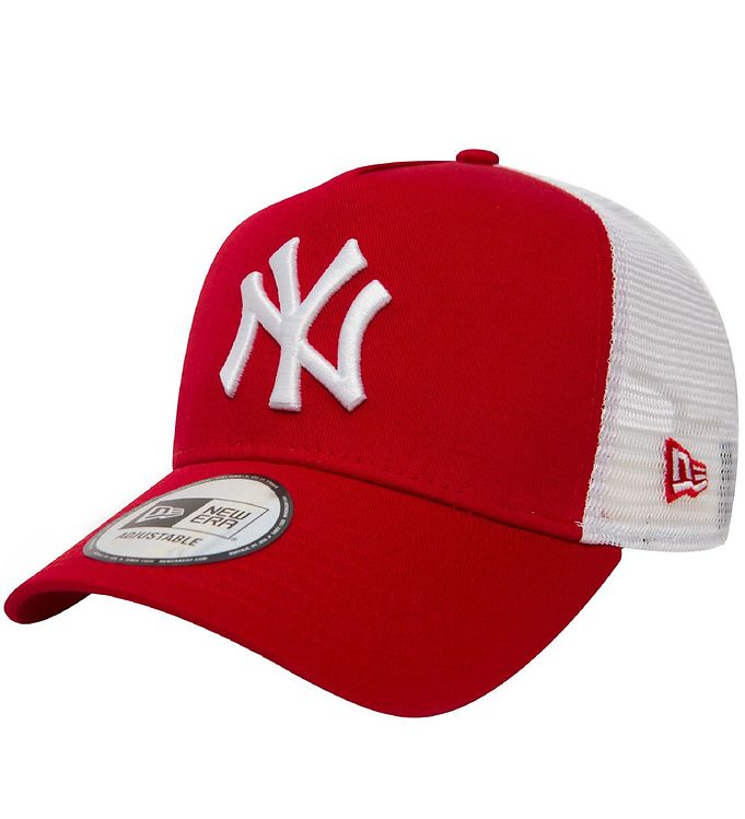 New Era Kasket - Clean Trucker 2 - New York Yankees - Rød