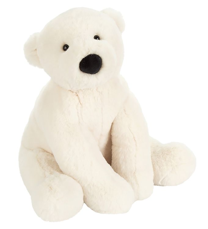 Image of Jellycat Bamse - Medium - 26x25 cm - Perry Polar Bear - OneSize - Jellycat Bamse (206370-1032040)