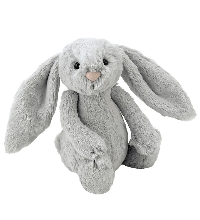 Image of Jellycat Bamse - Medium - 31x12 cm - Bashful Silver Bunny - OneSize - Jellycat Bamse (206573-1032796)