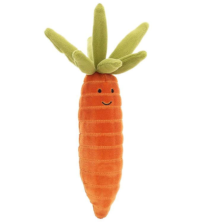 Image of Jellycat Bamse - 17x4 cm - Vivacious Vegetable Carrot - OneSize - Jellycat Bamse (206813-1033713)