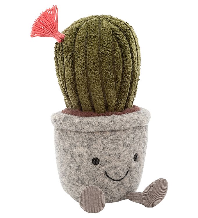 Image of Jellycat Bamse - 19x6 cm - Silly Succulent Barrel Cactus - OneSize - Jellycat Bamse (206760-1033587)