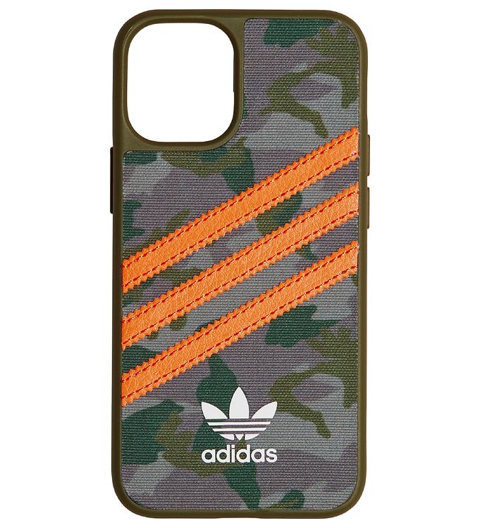 Image of adidas Originals Cover - iPhone 12 mini - Army/Orange - OneSize - adidas Originals Cover (211008-1051128)