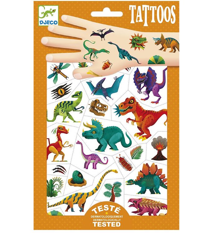 4: Djeco Tattoos Dinosaurus