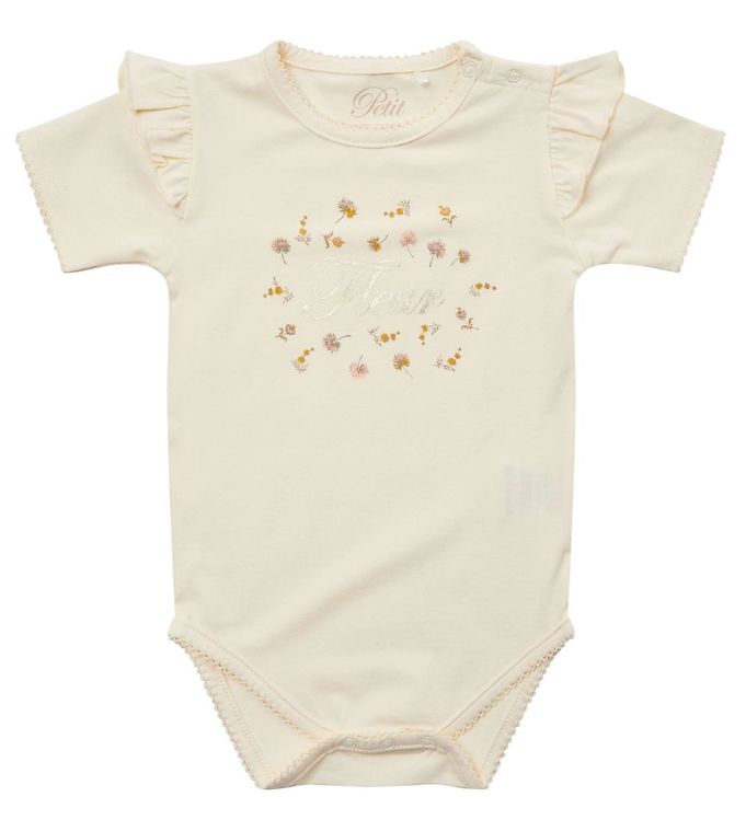Image of Petit by Sofie Schnoor Body k/æ - Dicte - Off White m. Blomster (212779-1057392)