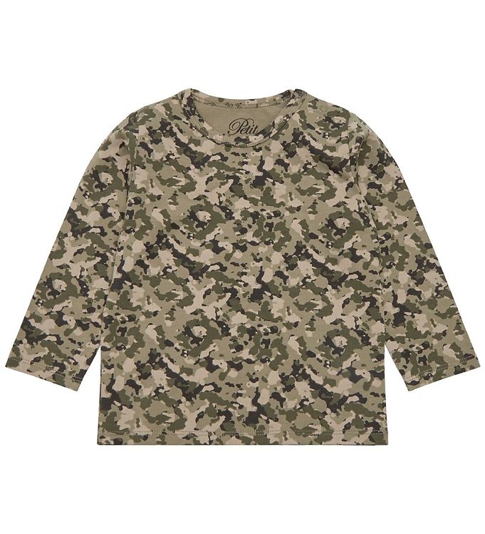 Petit by Sofie Schnoor Bluse - Sebastian - Grøn Camouflage