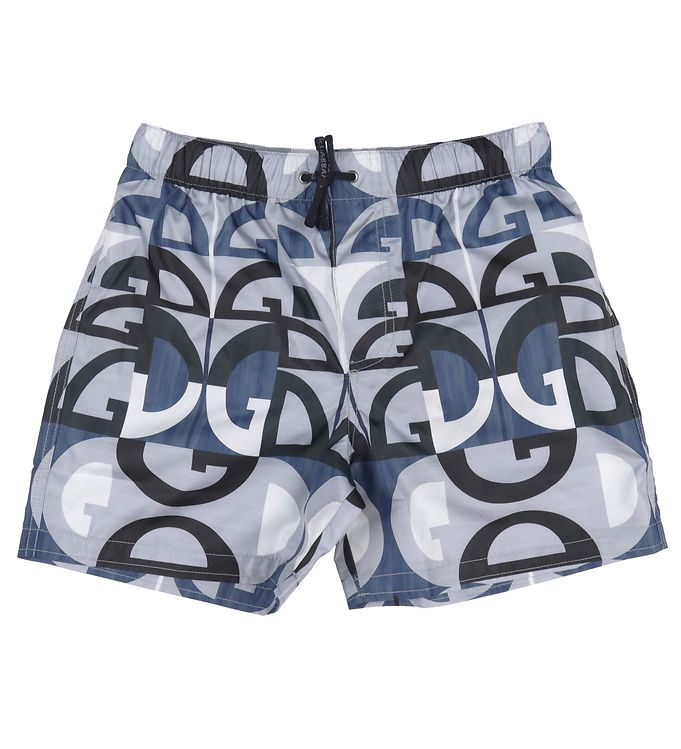 Badeshorts Blå M Logoer 2 år 92 Badetøj Fra Dolce & Gabbana