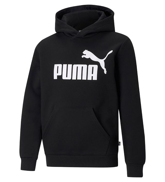 Image of Puma Hættetrøje - Ess Big Logo - Sort m. Print - 8 år (128) - Puma Hættetrøje (202080-1009229)
