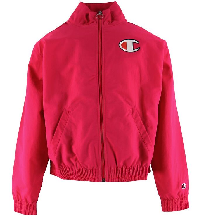 Image of Champion Fashion Cardigan - Pink m. Logo - 14-16 år (164-176) - Champion Cardigan (202212-1010124)