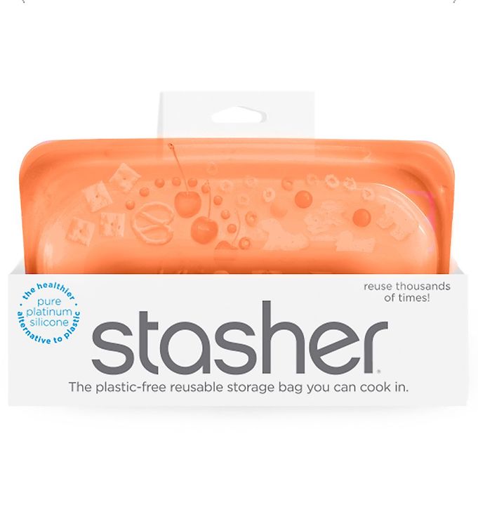 2: Stasher Opbevaringspose - Snack - 293,5 ml - Citrus