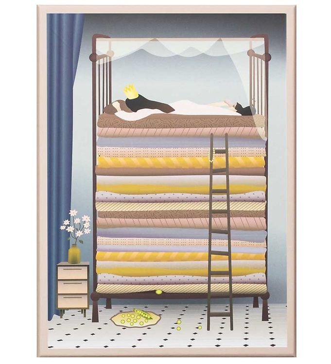 Vissevasse Plakat - 30x40 - The Princess And The Pea