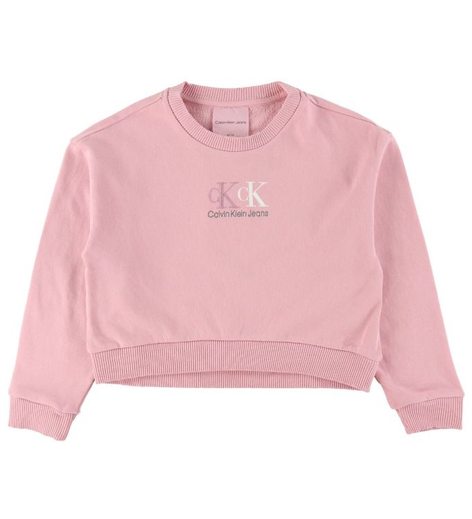 #3 - Calvin Klein Sweatshirt - Cropped - HWK - Recycled - Broadway Pi