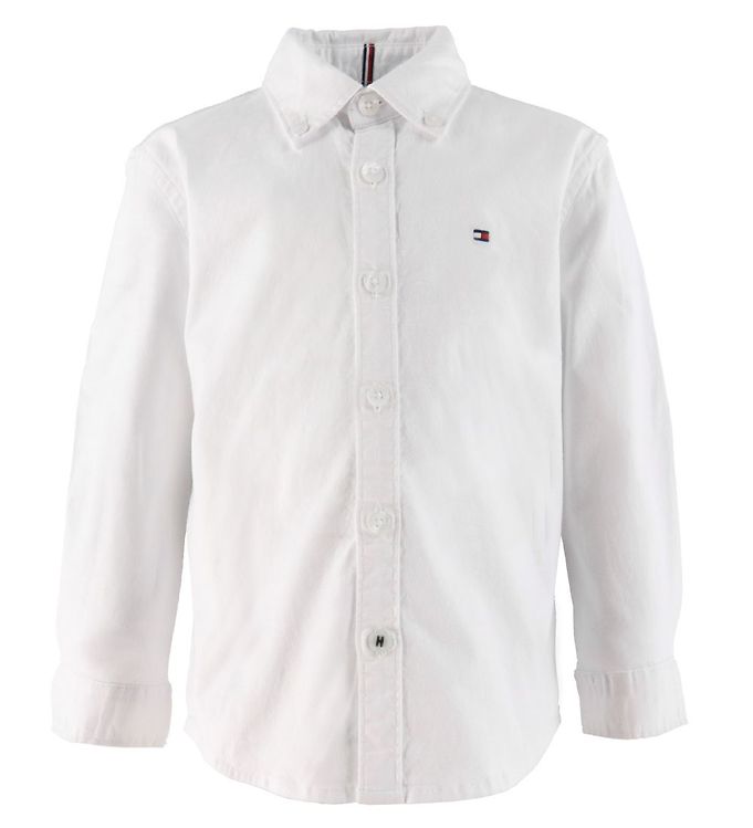 Tommy Hilfiger Skjorte Oxford - Hvid » Fragtfri DK