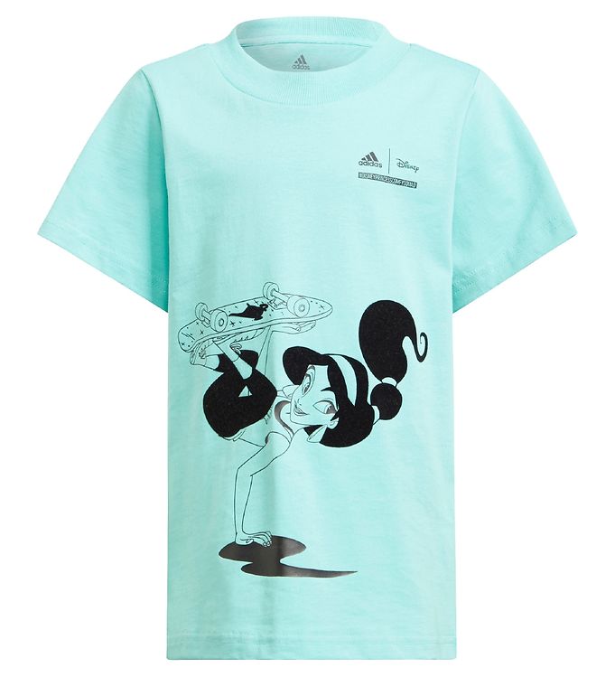 adidas Performance T-Shirt - Disney Comfy Princesses - Mint m. J