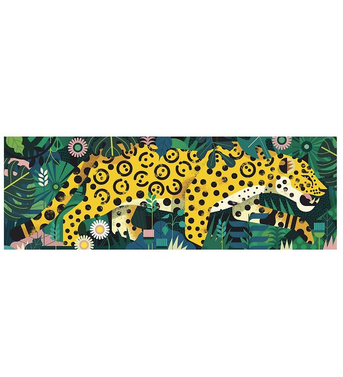 #2 - Djeco Puslespil - 1000 Brikker - Leopard