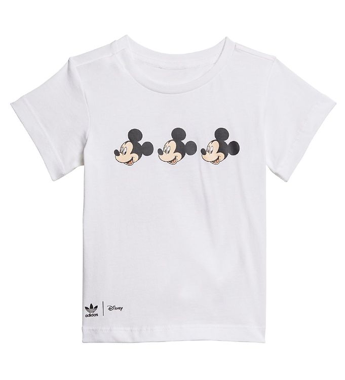 8: adidas Originals T-shirt - Disney - Hvid