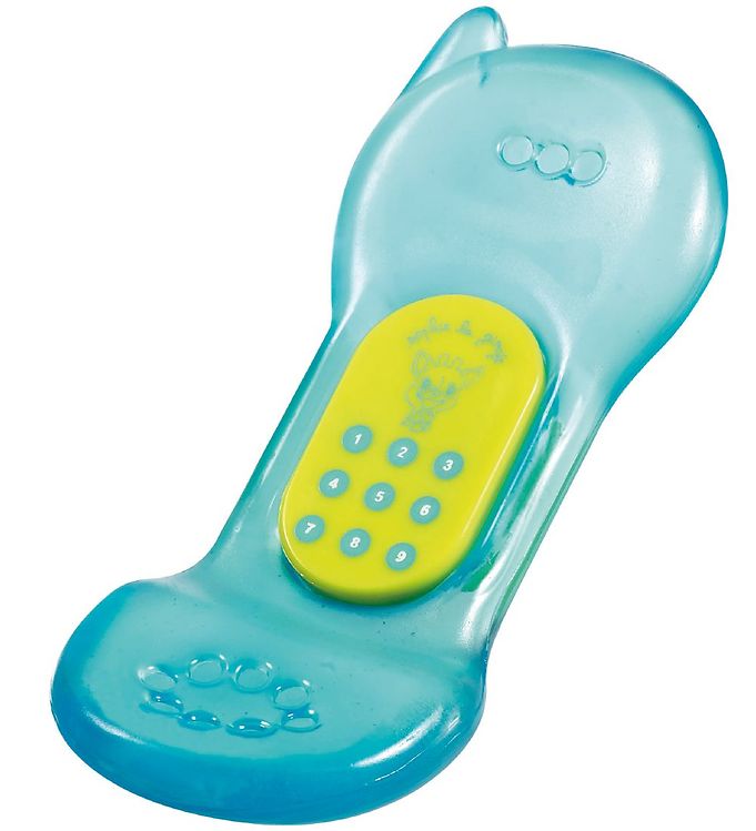 Image of Sophie la Girafe Bidering - Telefon - Blå Transparent (214803-1065265)
