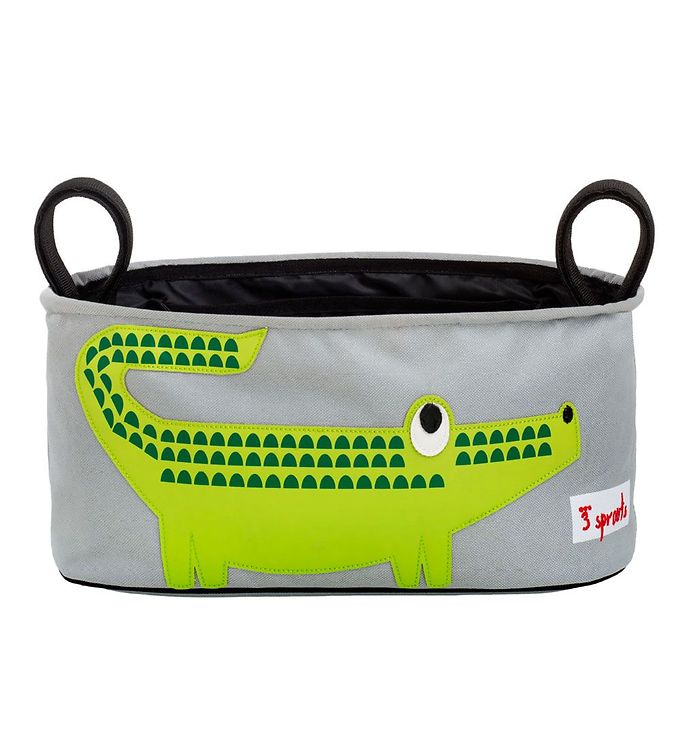 3 Sprouts Opbevaringskurv til klap- og barnevogn (Stroller organizer), Krokodille