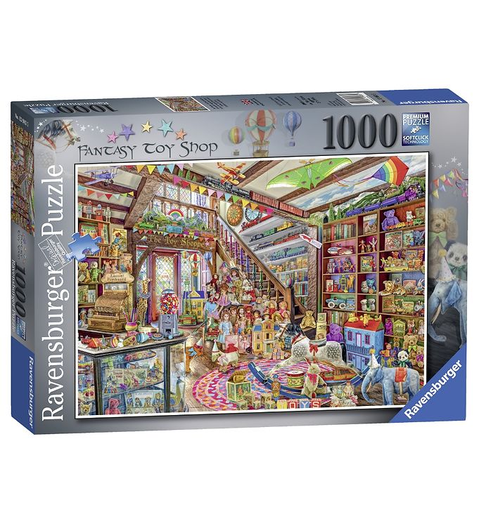 Image of Ravensburger Puslespil - 1000 Brikker - The Fantasy Toy Shop (X349)