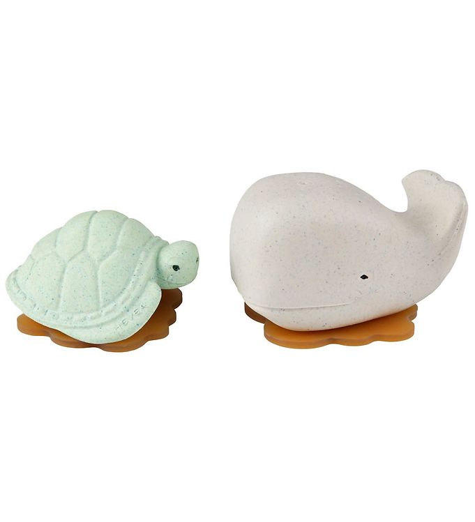 Image of Hevea Badelegetøj - Naturgummi - Hval/Skildpadde - Frosty White/ - OneSize - Hevea Badelegetøj (215975-1070155)