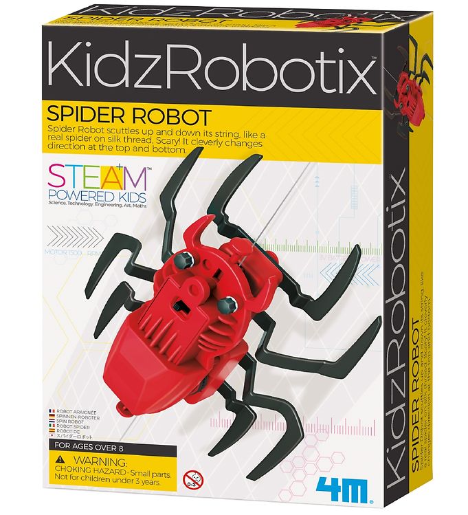 Billede af 4M - KidzRobotix - Edderkoppe Robot