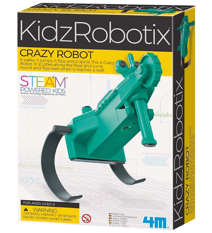 Image of 4M - KidzRobotix - Crazy Robot - OneSize - 4M Kreasæt (165546-885832)