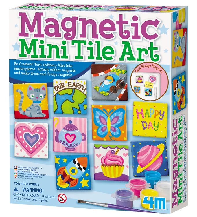 4M Magnetic mini tile art