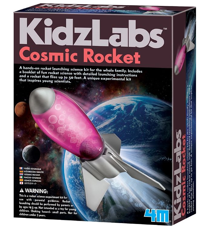 Image of 4M - KidzLabs - Kosmisk Raket - OneSize - 4M Kreasæt (165508-885794)