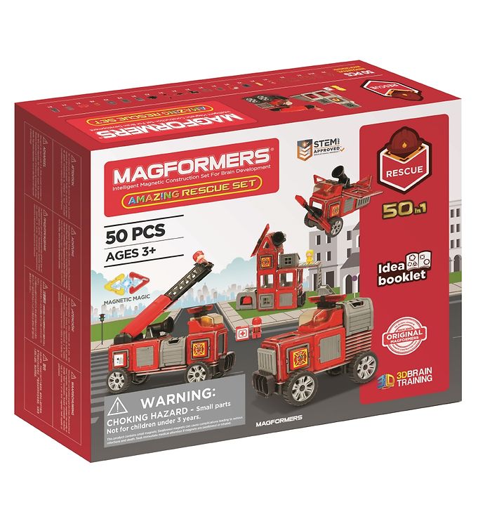 Image of Magformers Amazing Rescue Sæt - 50 dele (165634-885934)