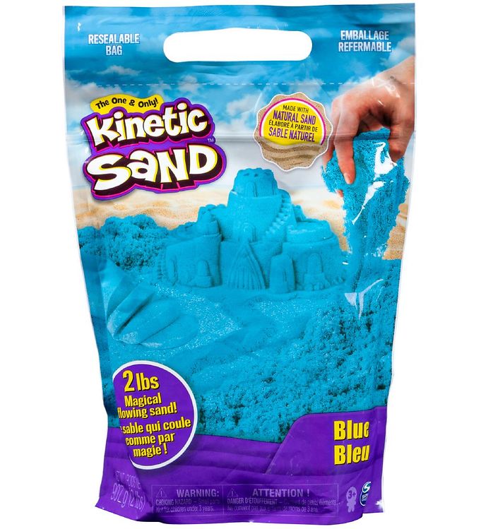 Kinetic Sand Strandsand – 900 gram – Blue