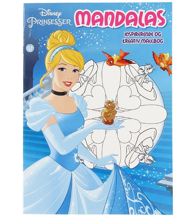 Image of Karrusel Forlag Malebog - Mandalas - Disney Prinsesser (XA544)