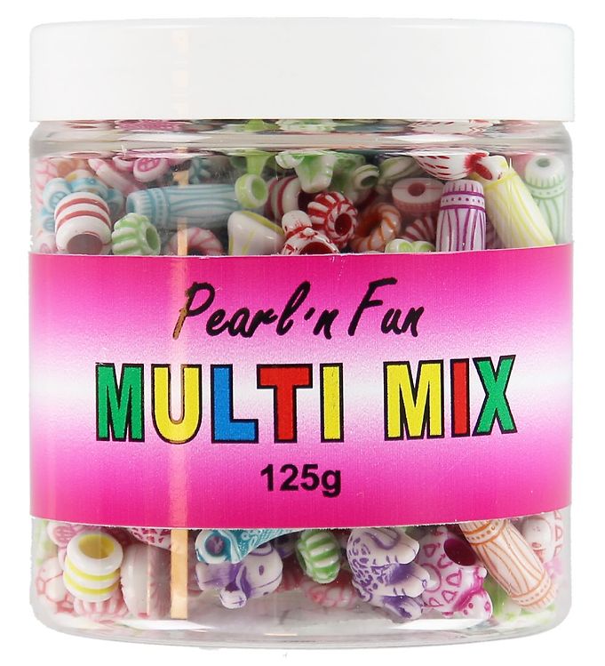 Image of Pearl'n Fun Perler - 125 gram- Multifarvet - OneSize - Pearl N Fun Perler (166019-886633)