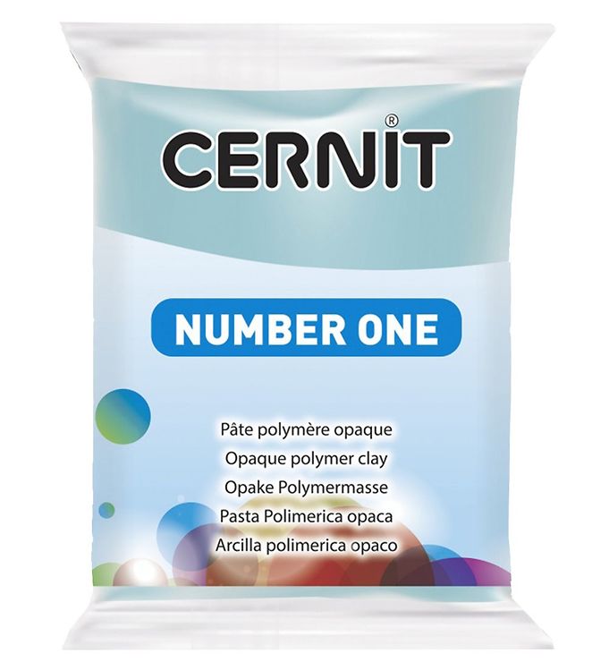 Cernit Polymer Ler - Number One - lys Blå