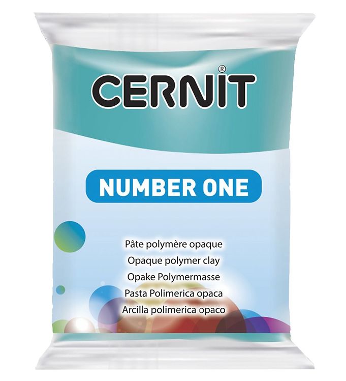 Billede af Cernit Polymer Ler - Number One - Turkis