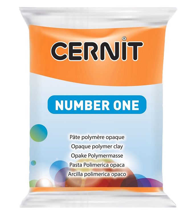 Image of Cernit Polymer Ler - Number One - Orange (165945-886531)