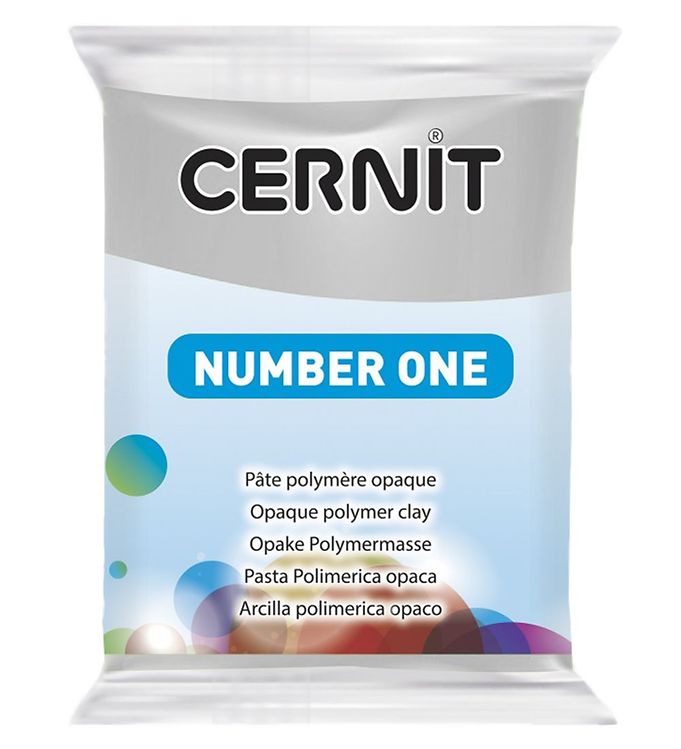 Image of Cernit Polymer Ler - Number One - Grå (165959-886545)