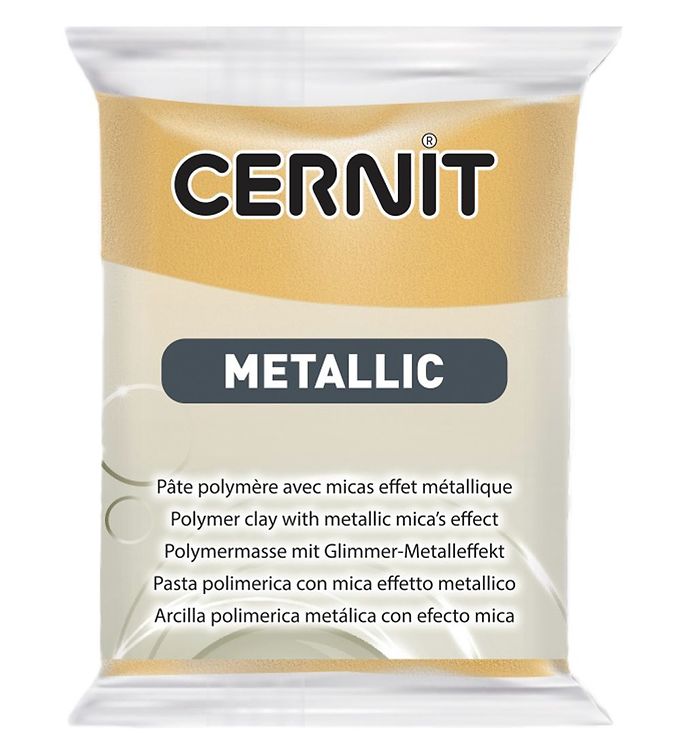 Billede af Cernit Polymer Ler - Metallic - Guld