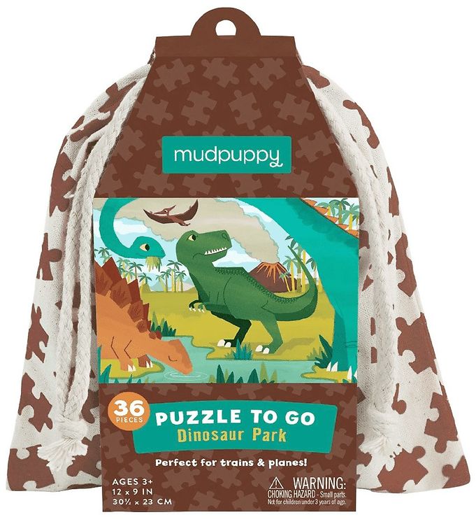 Mudpuppy Puslespil - To Go 36 Brikker Dinosaur unisex