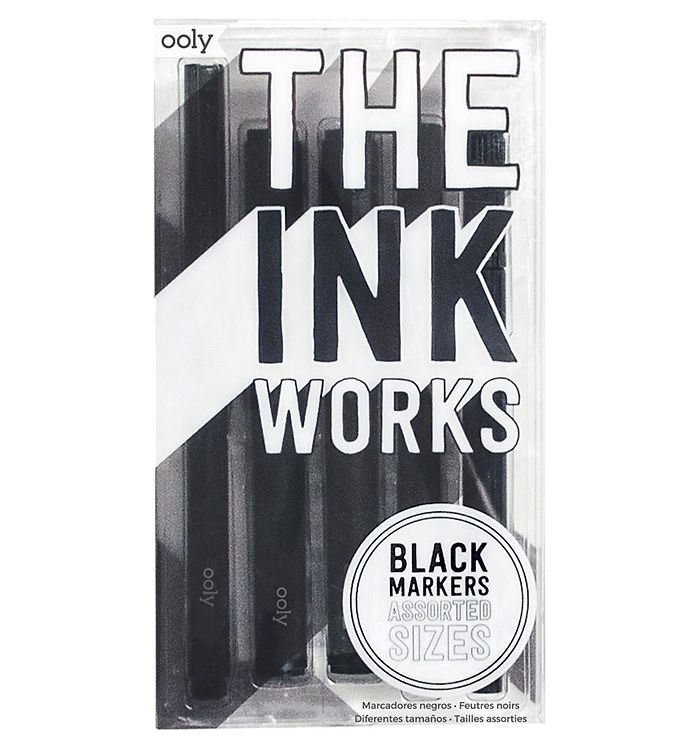 10: Ooly Tuscher - The Ink Workers - 5-pak - Sort