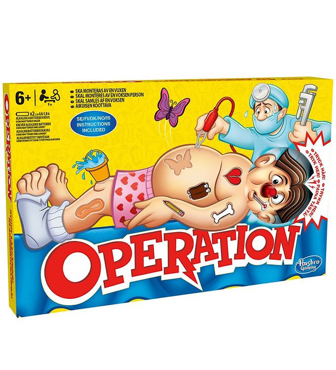 Image of Hasbro Brætspil - Operation - OneSize - Hasbro Spil (166646-888030)