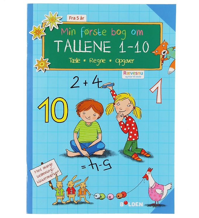 Image of Forlaget Bolden Aktivitetsbog - Bog om Tallene 1-10 - Dansk (167615-890980)