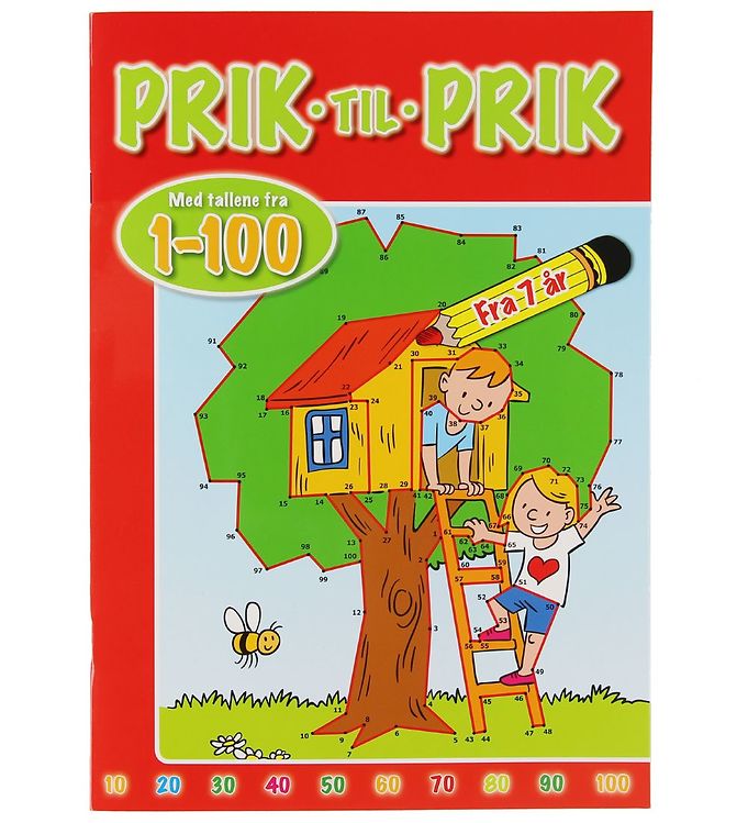 Image of Forlaget Bolden Aktivitetsbog - Prik til Prik 1-100 - Dansk (167610-890975)