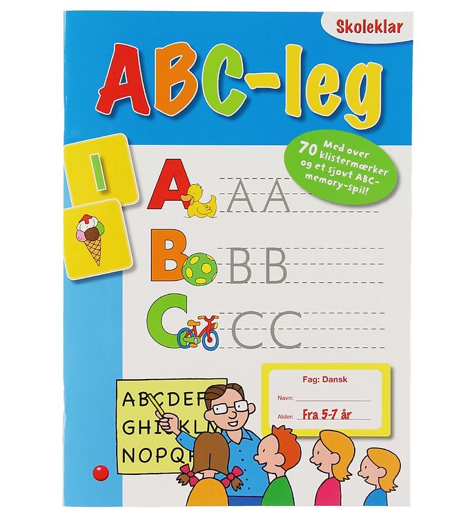 Image of Forlaget Bolden Aktivitetsbog - ABC-Leg - Dansk (167613-890978)