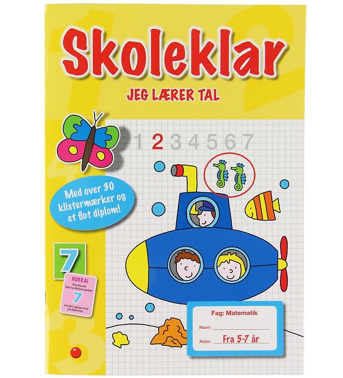 Image of Forlaget Bolden Aktivitetsbog - Jeg Lærer Tal - Dansk (168073-893039)