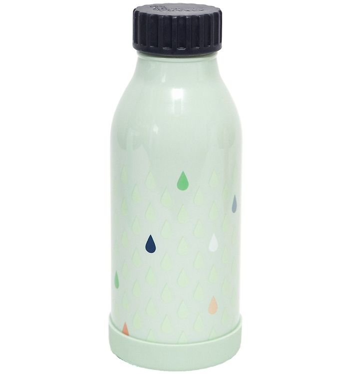 Petit Monkey Termoflaske - 350 ml - Drops - Grøn