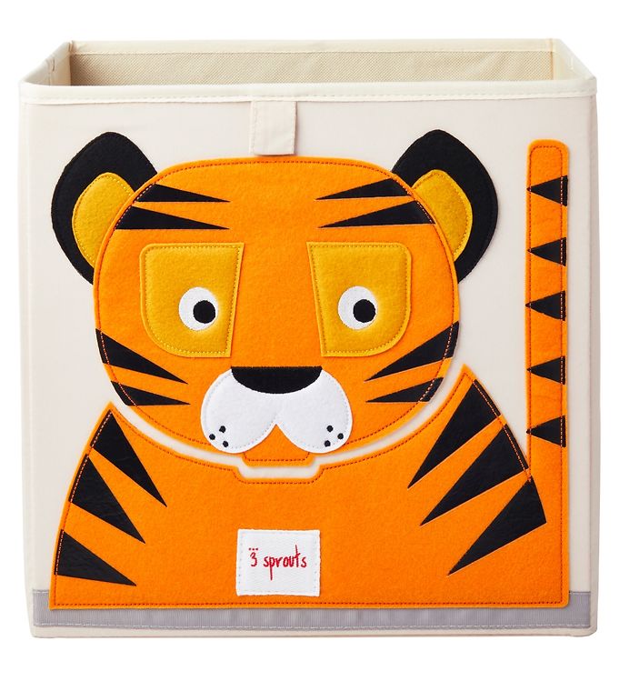 13: 3 Sprouts Opbevaringskasse - 33x33x33 - Tiger - OneSize - 3 Sprouts Kasse