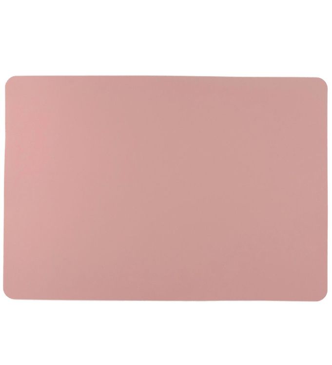 Tiny Tot dækkeserviet i silikone - støvet rosa