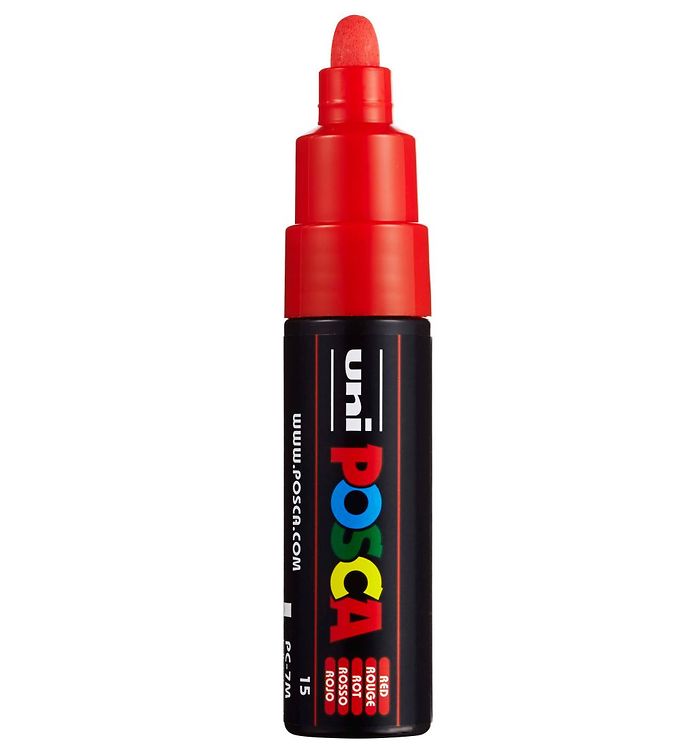 Posca Tusch - PC-7M Rød unisex