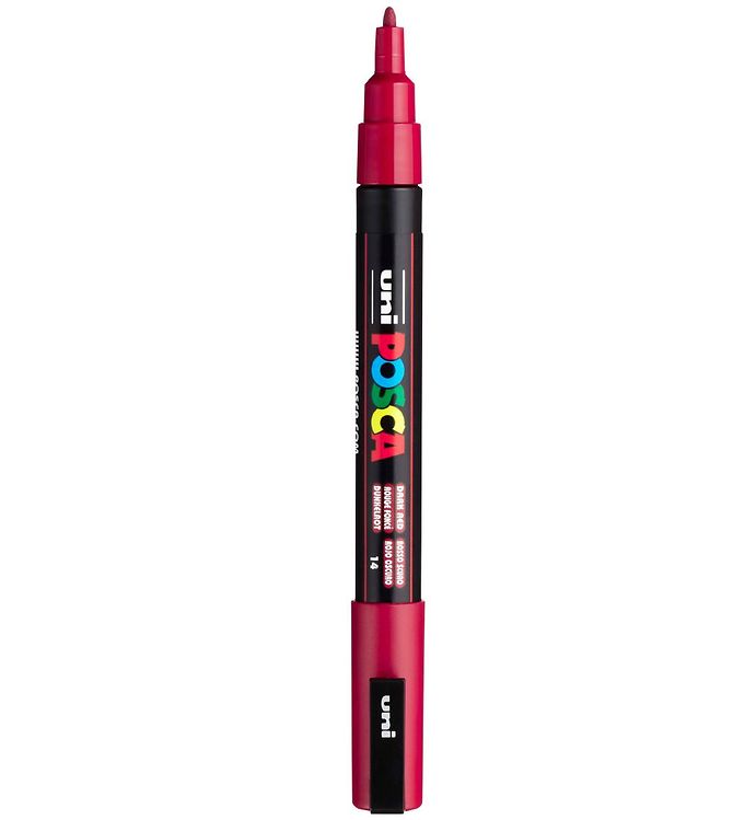 Posca Tusch - PC-3M Mørkerød unisex