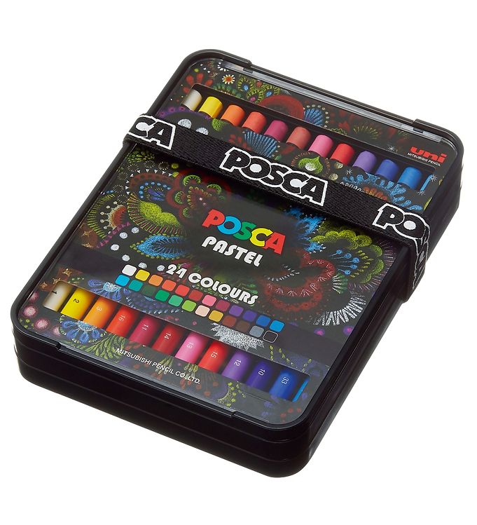 4: Posca Fedtfarver - 24 stk. - Multifarvet